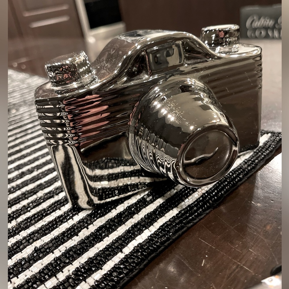 Chrome Camera Decor